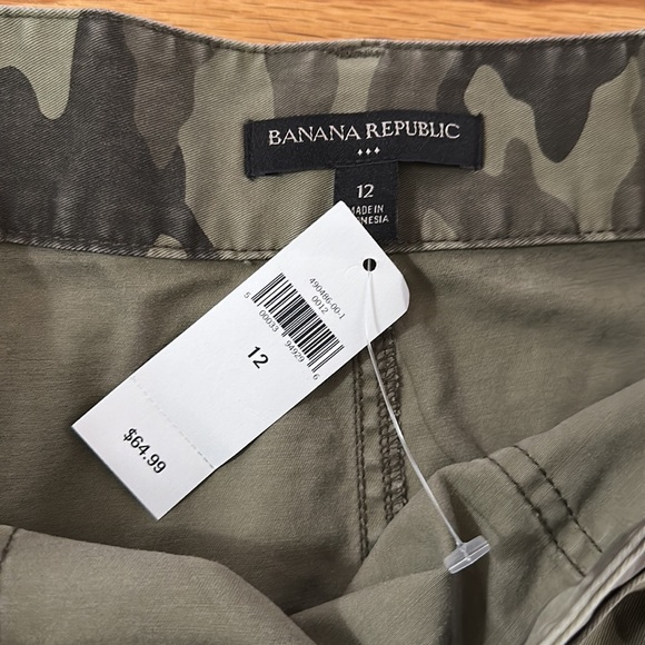 Banana Republic Camo Aline Skirt Sz 12 - Picture 6 of 7